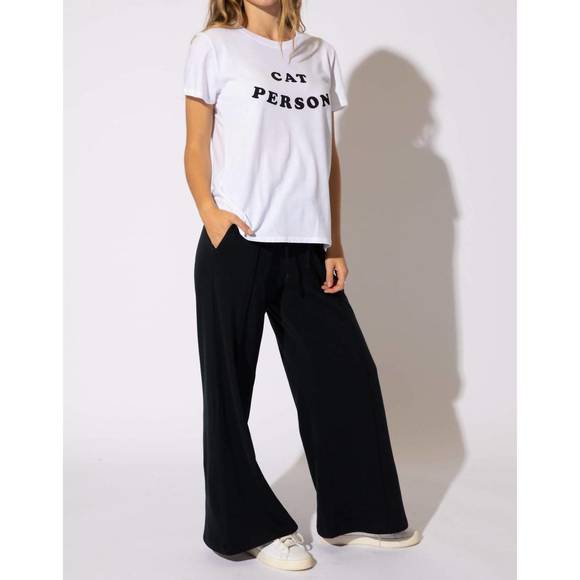 NEW SUBURBAN RIOT cat person tee in white - Picture 3 of 4